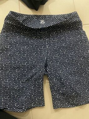 Earl Polka Dot Bike Shorts - Navy with White Dots